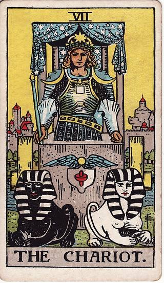 The Chariot tarot card